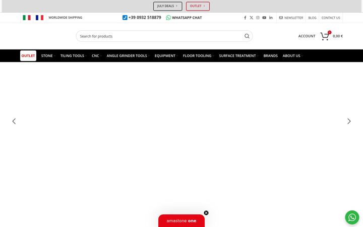 Screenshot of amastone.com