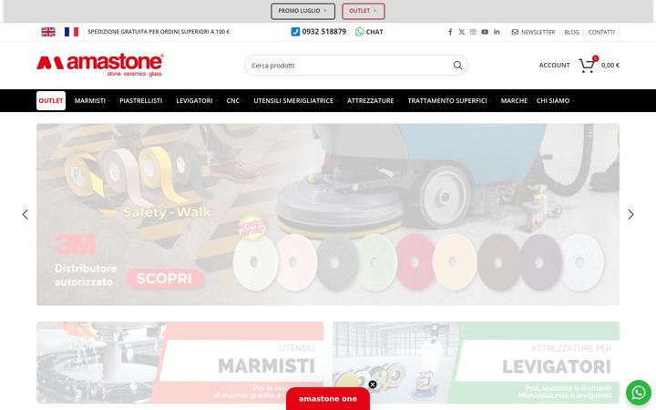 Screenshot of amastone.it