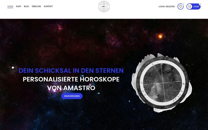 Screenshot of amastro.de