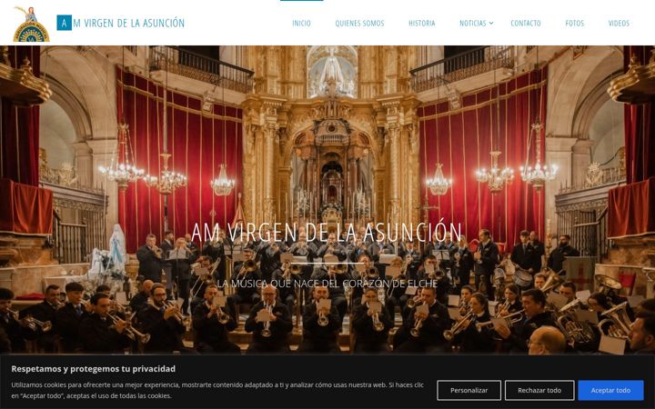 Screenshot of amasuncionelche.com