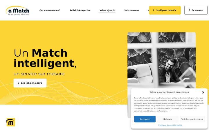 Screenshot of amatch.fr