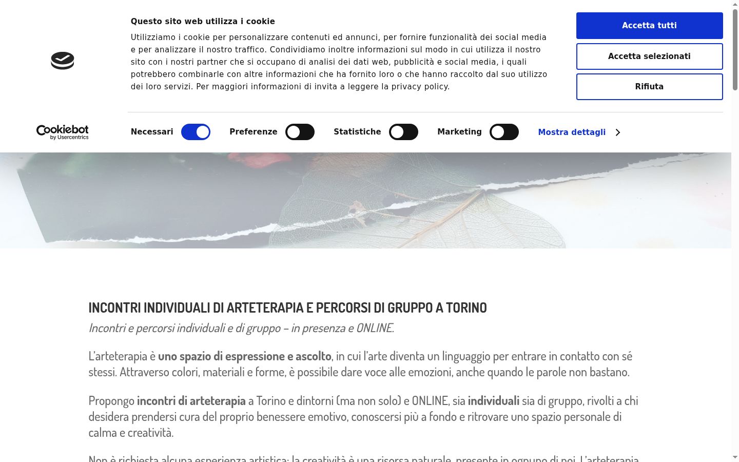 Képernyőkép a bármilyen interakció előtt megjelenő hozzájárulási bannerről