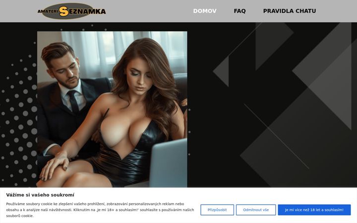 Screenshot of amateriseznamka.com