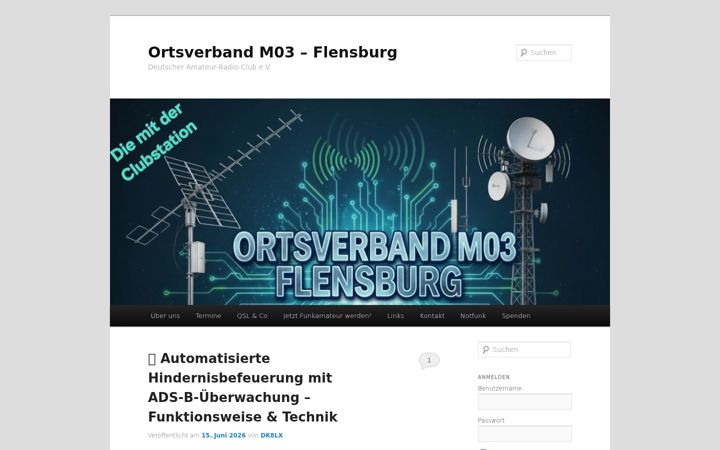 Zrzut ekranu amateurfunk-flensburg.de