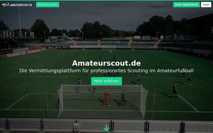 Screenshot of amateurscout.de