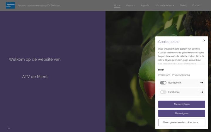 Screenshot of amateurtuindersverenigingatvdemient.com