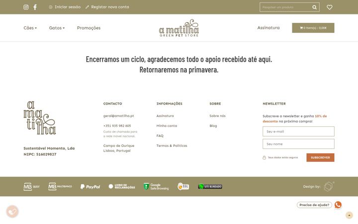 Screenshot of amatilha.pt