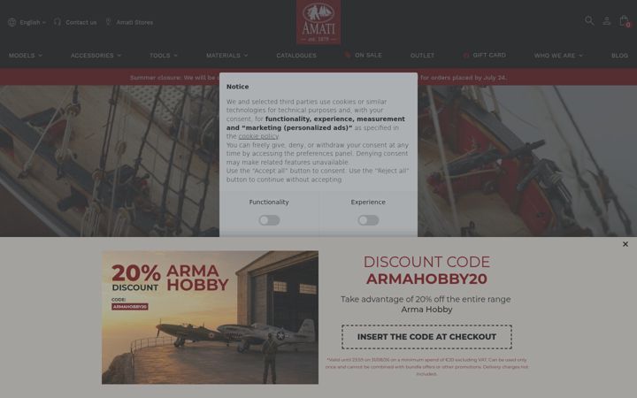 Screenshot von amatimodel.com