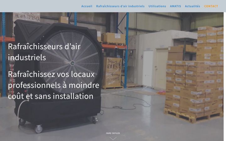 Screenshot of amatis.sarl