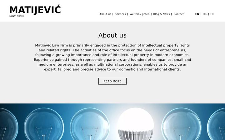 Screenshot of amatlaw.com