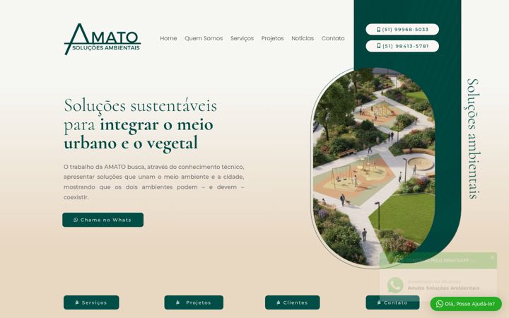 Screenshot of amatoassessoria.bio.br