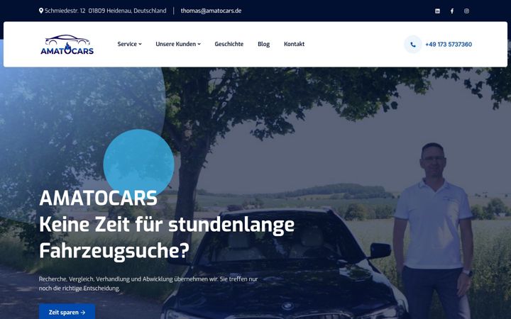 Screenshot of amatocars.de