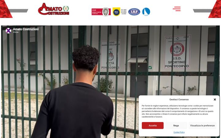 Screenshot von amatocostruzioni.net