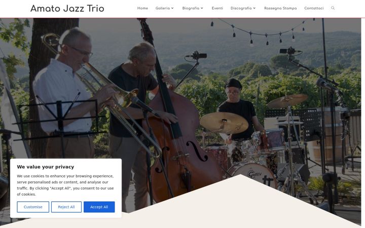 Screenshot von amatojazztrio.com