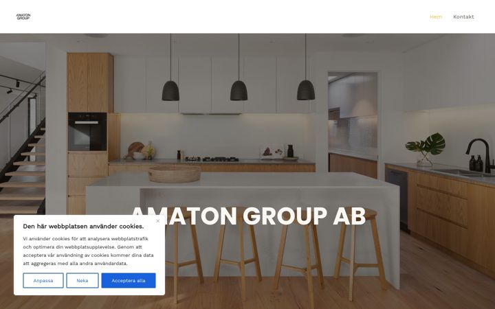 Screenshot ta' amatongroup.se