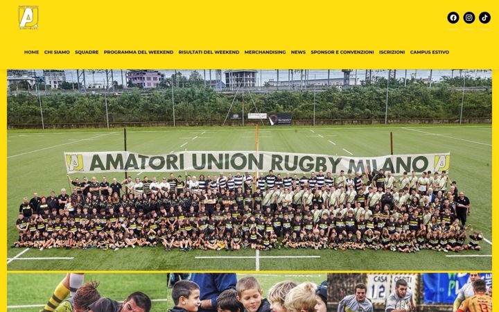 Screenshot of amatoriunion.it