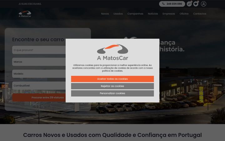 Screenshot of amatoscar.pt