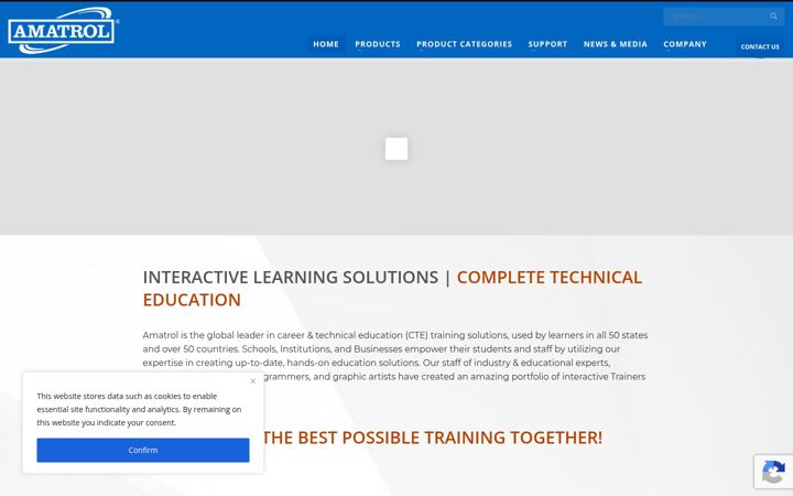 Screenshot of amatrol.com