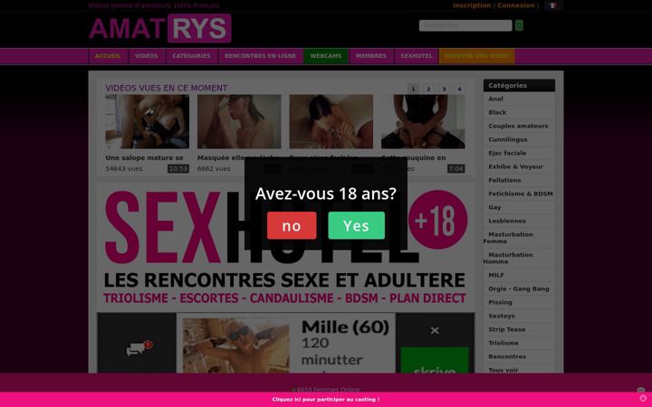 Screenshot of amatrys.com