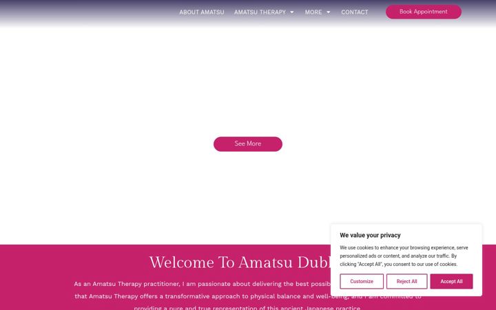 Screenshot ta' amatsudublin.ie