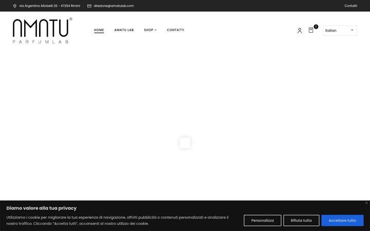 Screenshot of amatulab.com