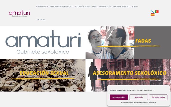 Screenshot ta' amaturi.org
