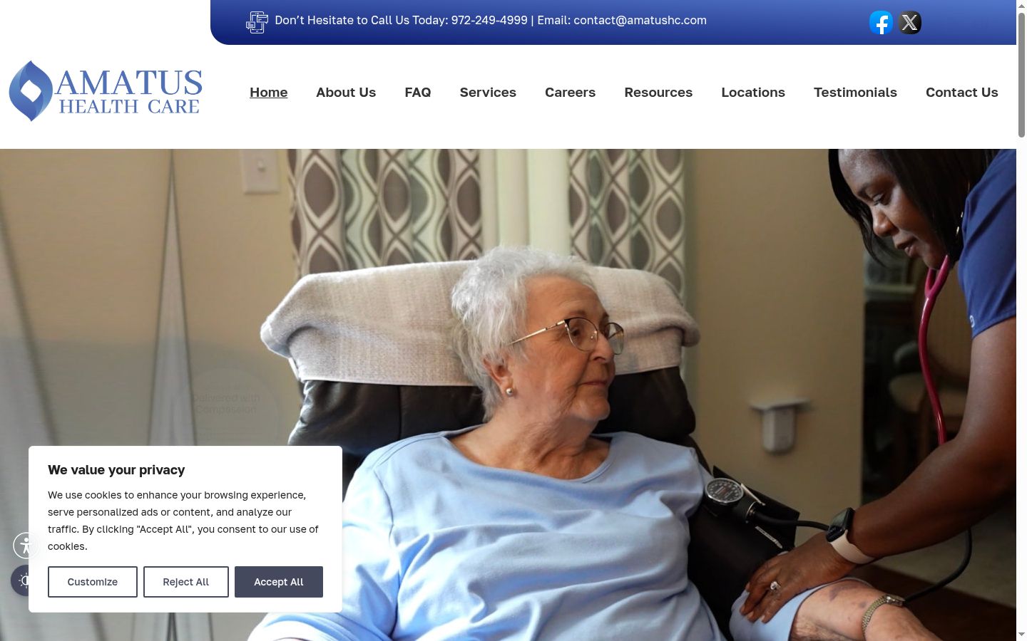 Screenshot tal-banner tal-kunsens muri qabel kwalunkwe interazzjoni