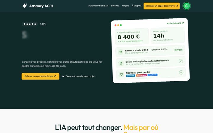 Screenshot of amauryach.com