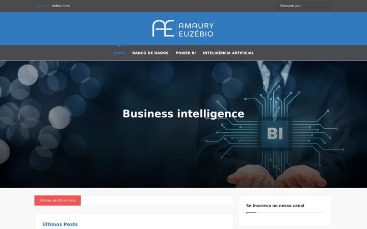 Screenshot of amauryeuzebio.com.br