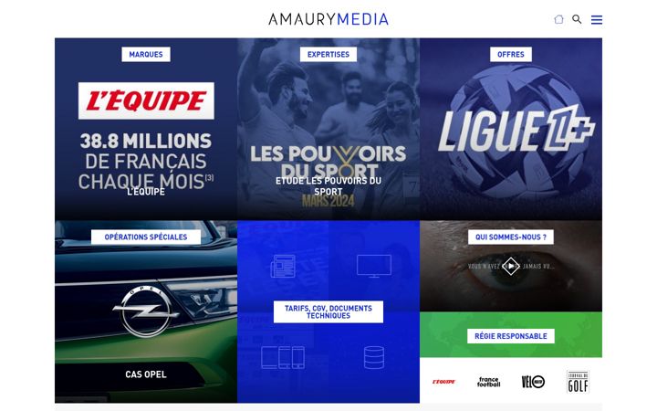 Screenshot ta' amaurymedia.fr