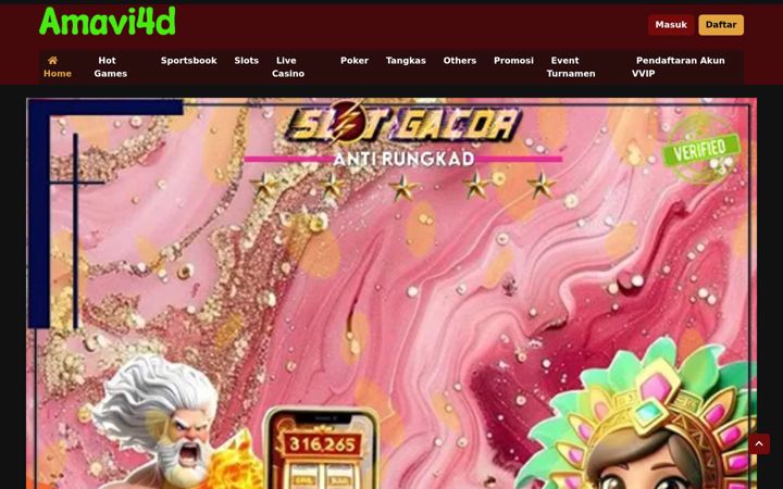 Screenshot of amavi4d.net