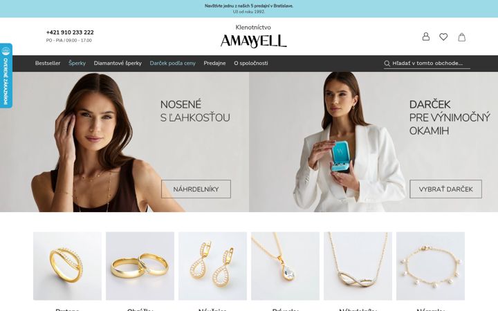 Screenshot of amawell.sk