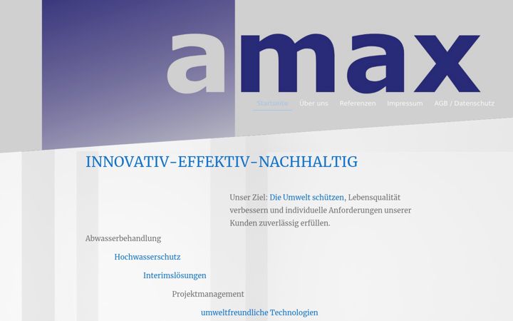 Screenshot of amax-online.de