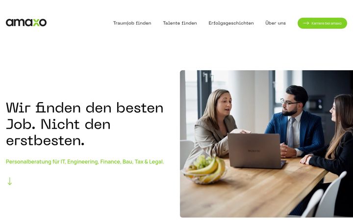 Screenshot of amaxo.de