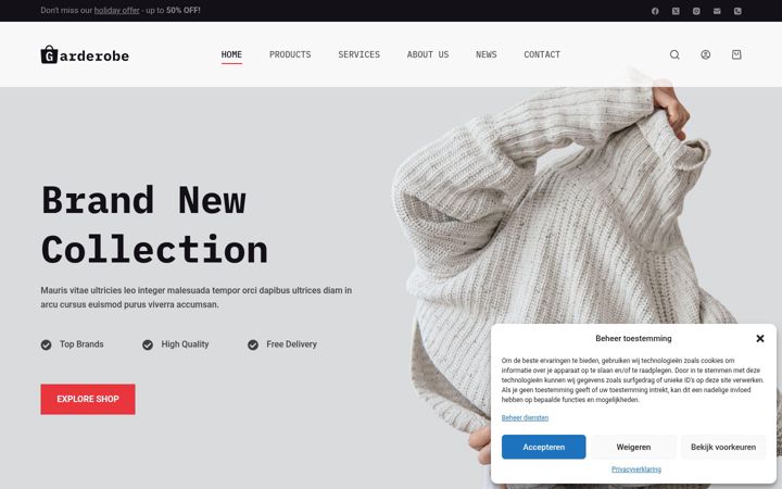 Screenshot of amayahnoe.nl