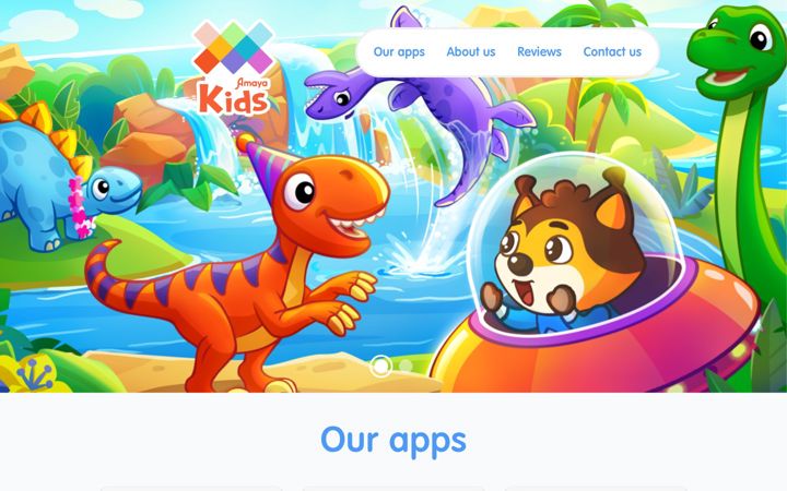 Screenshot of amayakids.com