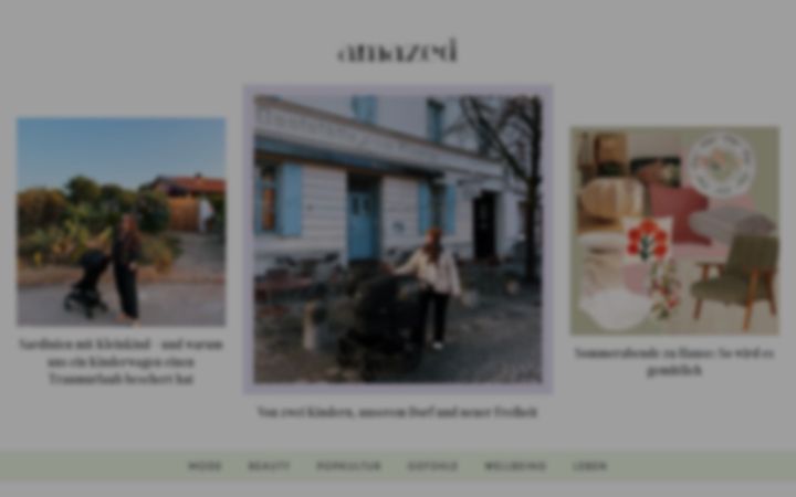 Screenshot of amazedmag.de