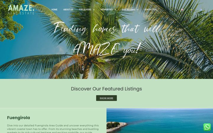 Screenshot of amazespain.com