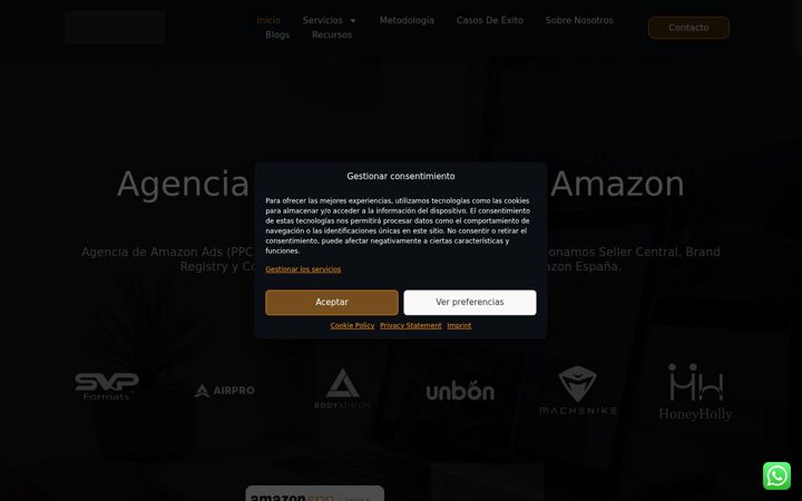 Screenshot of amazetics.com