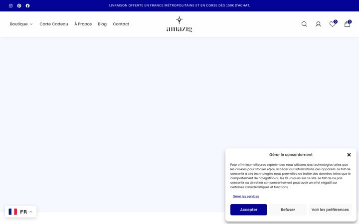 Screenshot ta' amazig.com