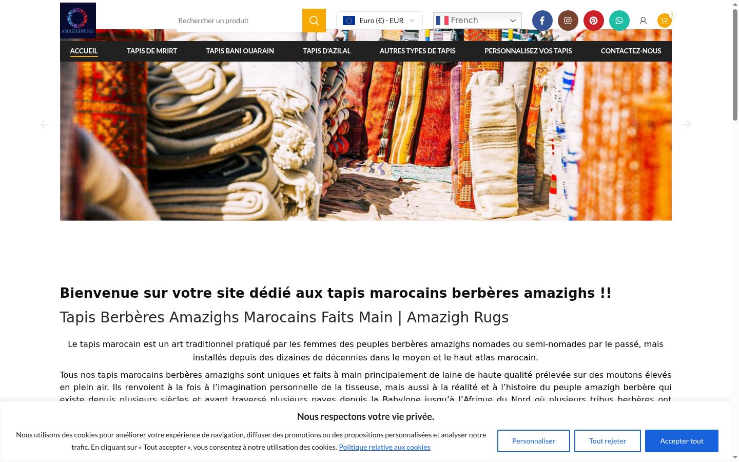 Screenshot tal-banner tal-kunsens muri qabel kwalunkwe interazzjoni