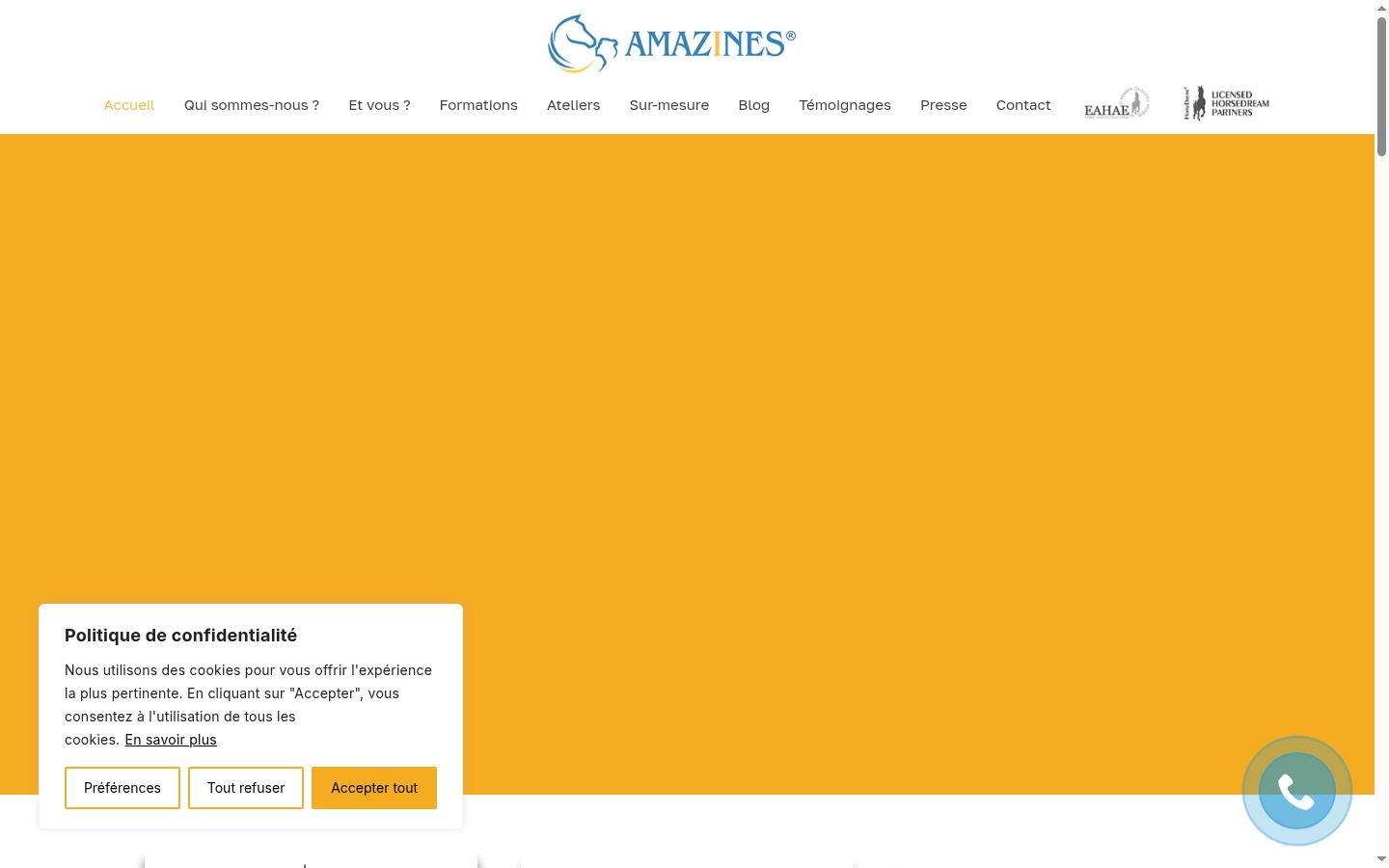 Screenshot tal-banner tal-kunsens muri qabel kwalunkwe interazzjoni
