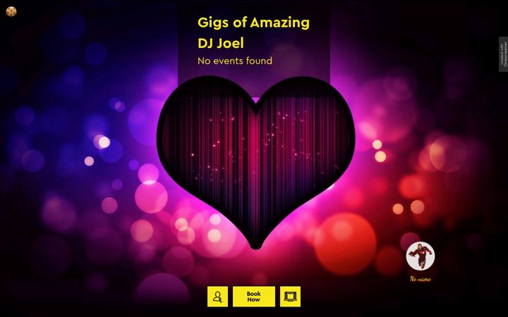Screenshot of amazing-dj-joel.ch