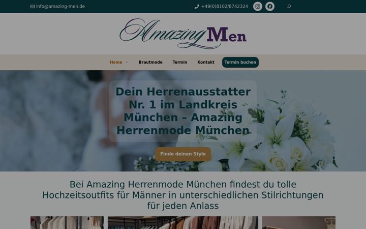 Screenshot of amazing-men.de