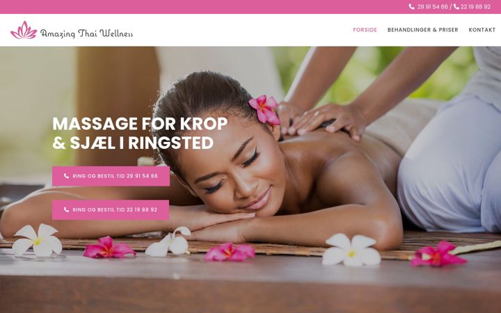 Screenshot of amazing-thai-wellness.dk