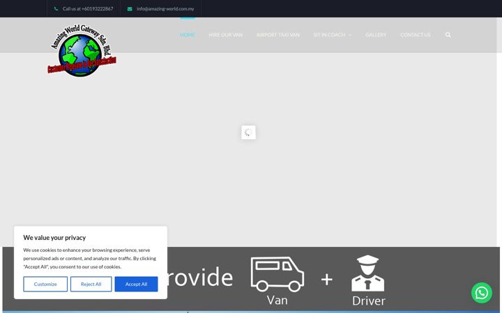 Screenshot of amazing-world.com.my