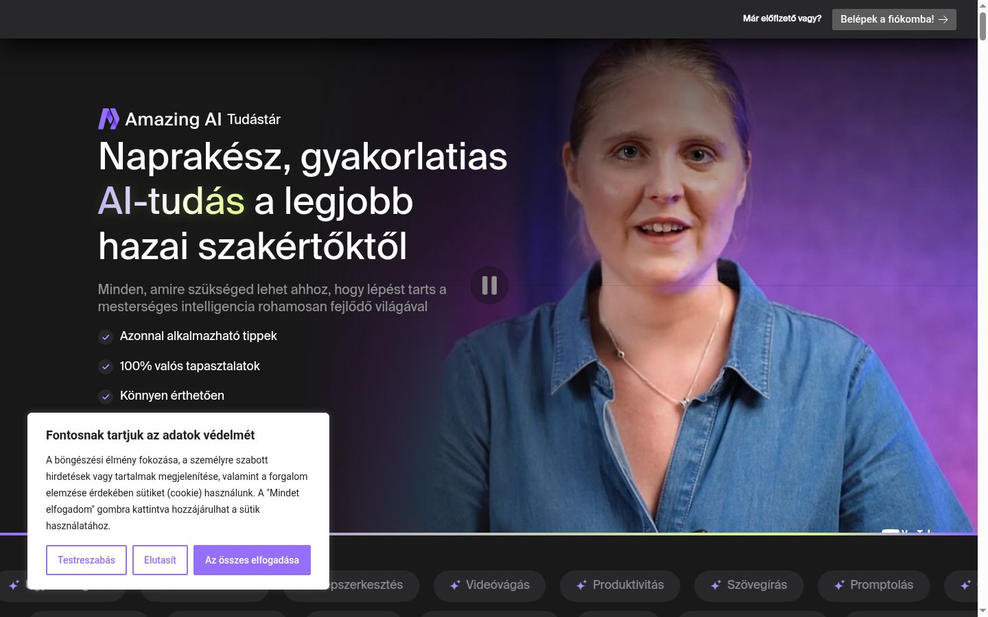 Ekraanipilt nõusolekubännerist, mida näidati enne mis tahes suhtlust