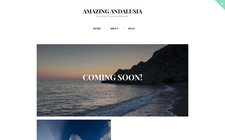 Posnetek zaslona amazingandalusia.com