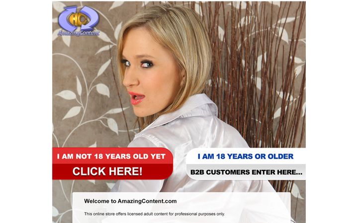 Screenshot of amazingcontent.com