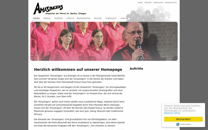 Screenshot of amazingers.de